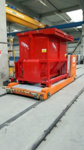 Simem Spil Turtlecrete conveying system