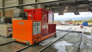 Simem Spil Turtlecrete conveying system