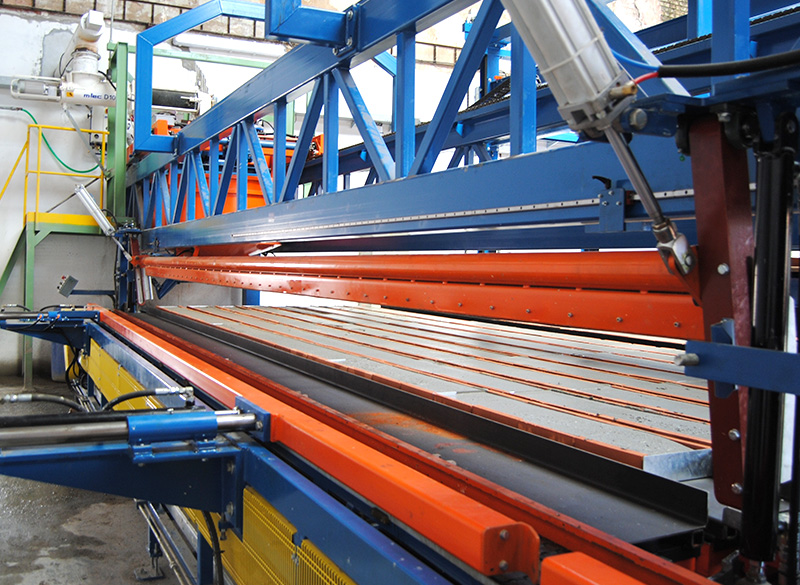 Simem Spil beams production line Brickbeam